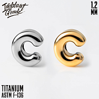 Накрутка Letter C Gold 1.2 мм